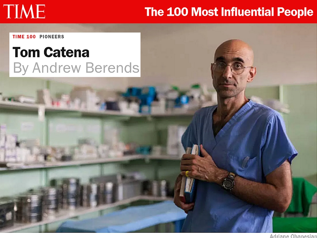 Dr. Tom in Time Magazine’s 100 Most Influential People